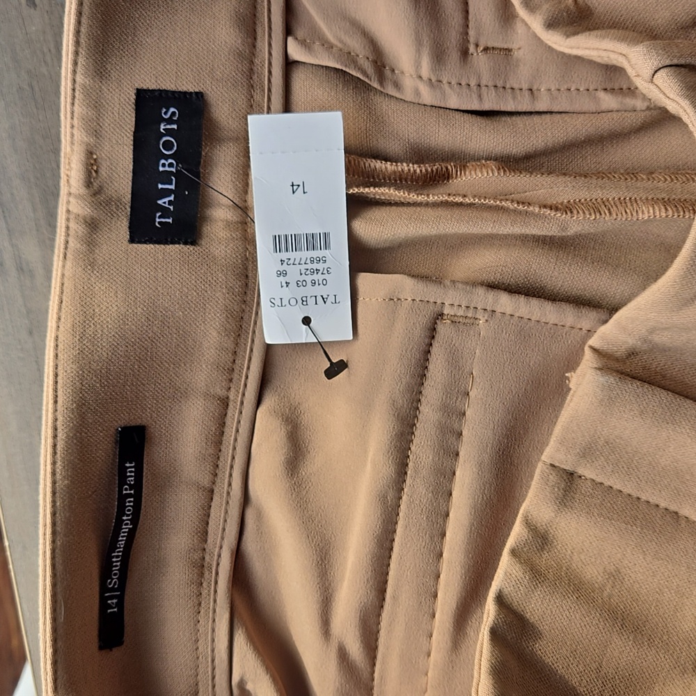 NWT Talbots Southampton Straight Leg Full Length Trouser US 14 - Picture 6 of 9
